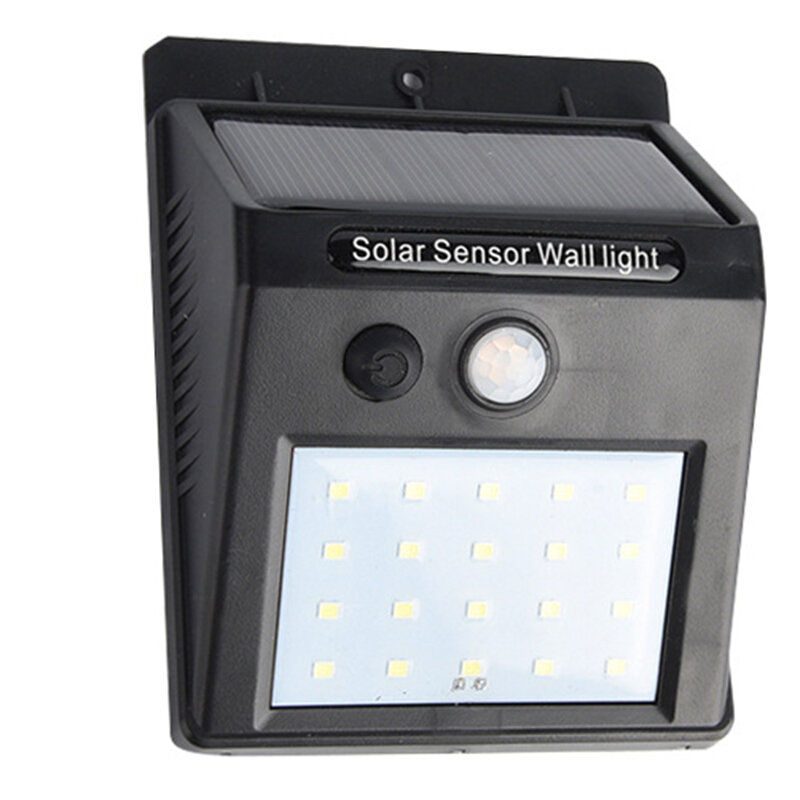 20/40 LED Solarne Światło z czujnikiem ruchu i wodoszczelną ochroną na świeżym powietrzu