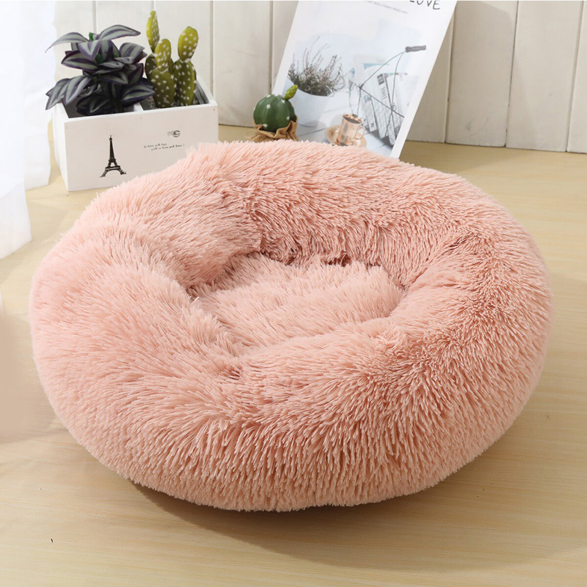 

Супер Soft кровать для домашних животных, зимняя теплая спальная кровать для собак, питомник, Собака, круглый Кот, длинн