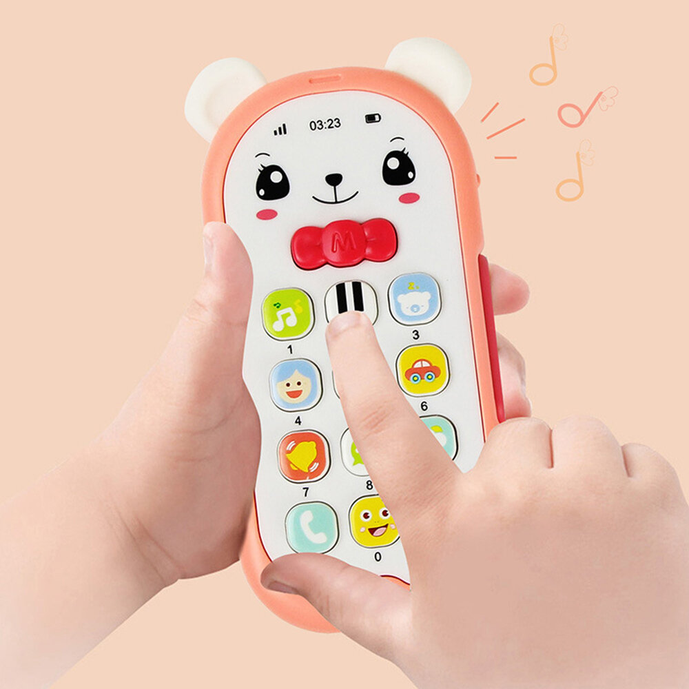 Children's Mobile Phone Toy Bilingual Educational Machine Children Early Educational Learning Baby T