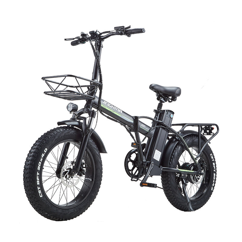 [EU DIRECT] JINGHMA R8 350W 48V 15Ah 20 Inch Electric Bicycle 40km/h Max Speed 90Km Mileage 120kg Max Load