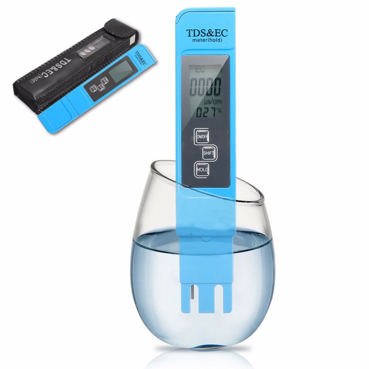 LCD Digital PH Meter TDS EC Water Filter Hydroponic Pool Tester Pen Tester Strip