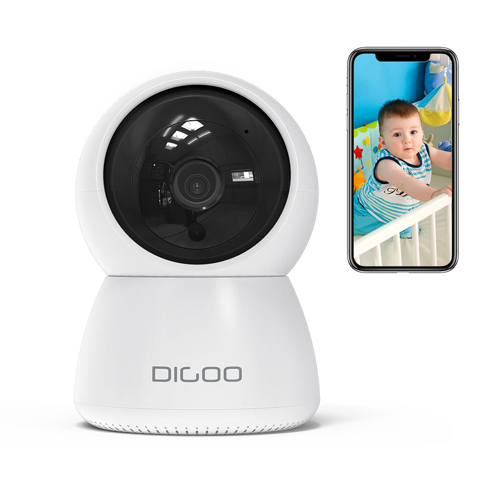 

DIGOO DG-ZXC24 1080P Smart IP камера 2 мегапикселя 355 ° PTZ Ночное видение Обнаружение движения Безопасность детского д