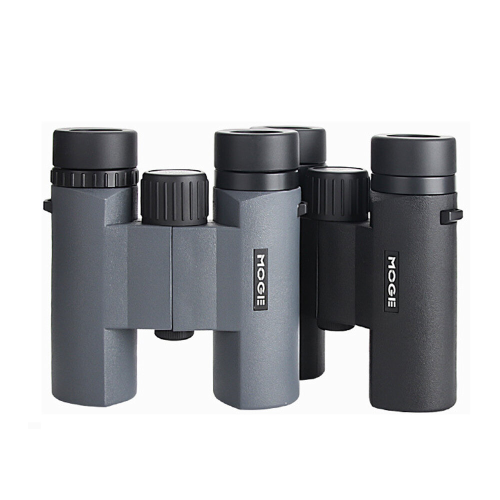 Binóculos Moge 8x26 HD multicamadas impermeáveis, zoom, telescópio para acampamento, visão noturna e caça ao ar livre.
