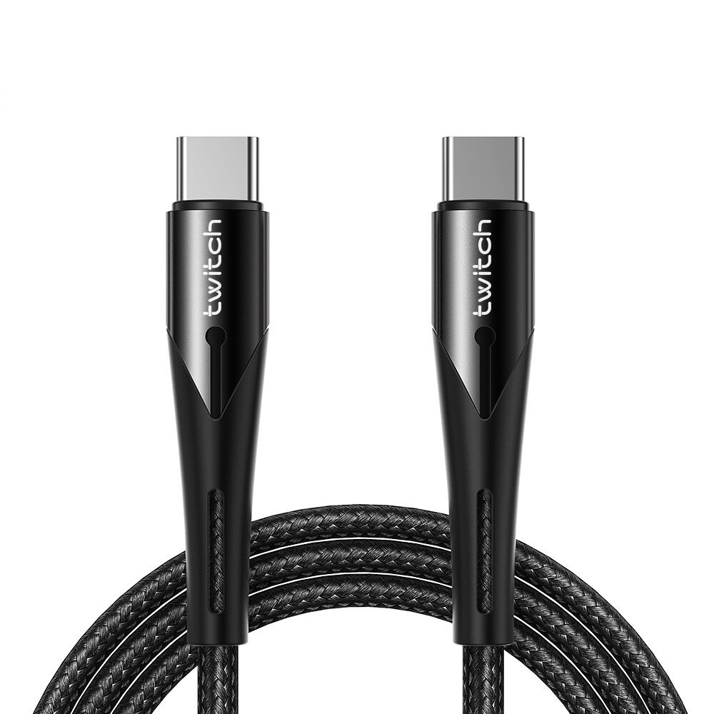 Twitch 60W QC3.0 3A PD Fast Charging Data Cable For Huawei P30 Pro P40 Mate 30 5G Mi10 K30 S20 5G