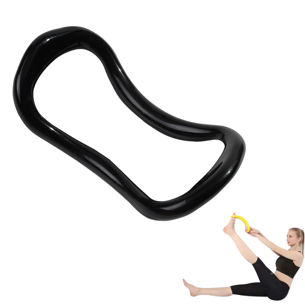Pilates Ring Yoga Circle Stretch Exercise Gym Fitness Body Trainer Magic Tool US 