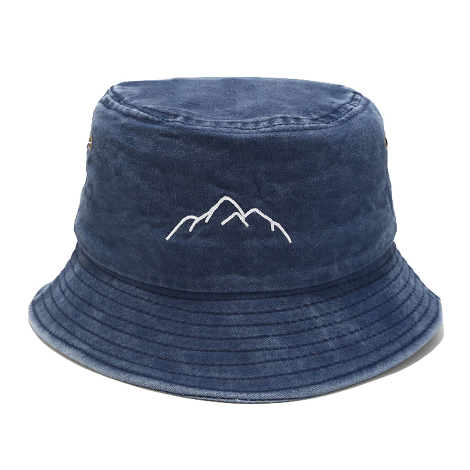 

Jassy Men's Cotton Vintage Washed Embroidered Bucket Hat Outdoor Sports Mountaineering Fishing Hat