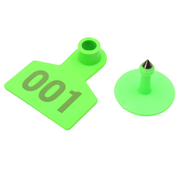 Green Plastic 1-100 Number Animal Livestock Ear Tag Set