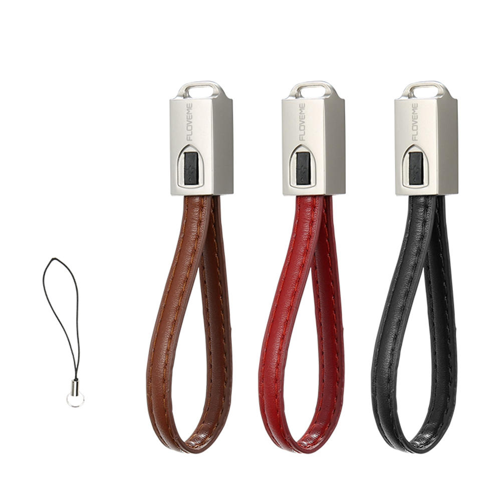 

Floveme 2A Type C Leather Portable Fast Charging Data Cable For Mi8 Mi9 HUAWEI P30 Mate30 S9 S10 Note