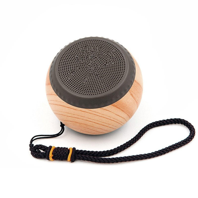 universal mini wooden wireless bluetooth portable outdooors hands free speaker stereo subwoofer ...