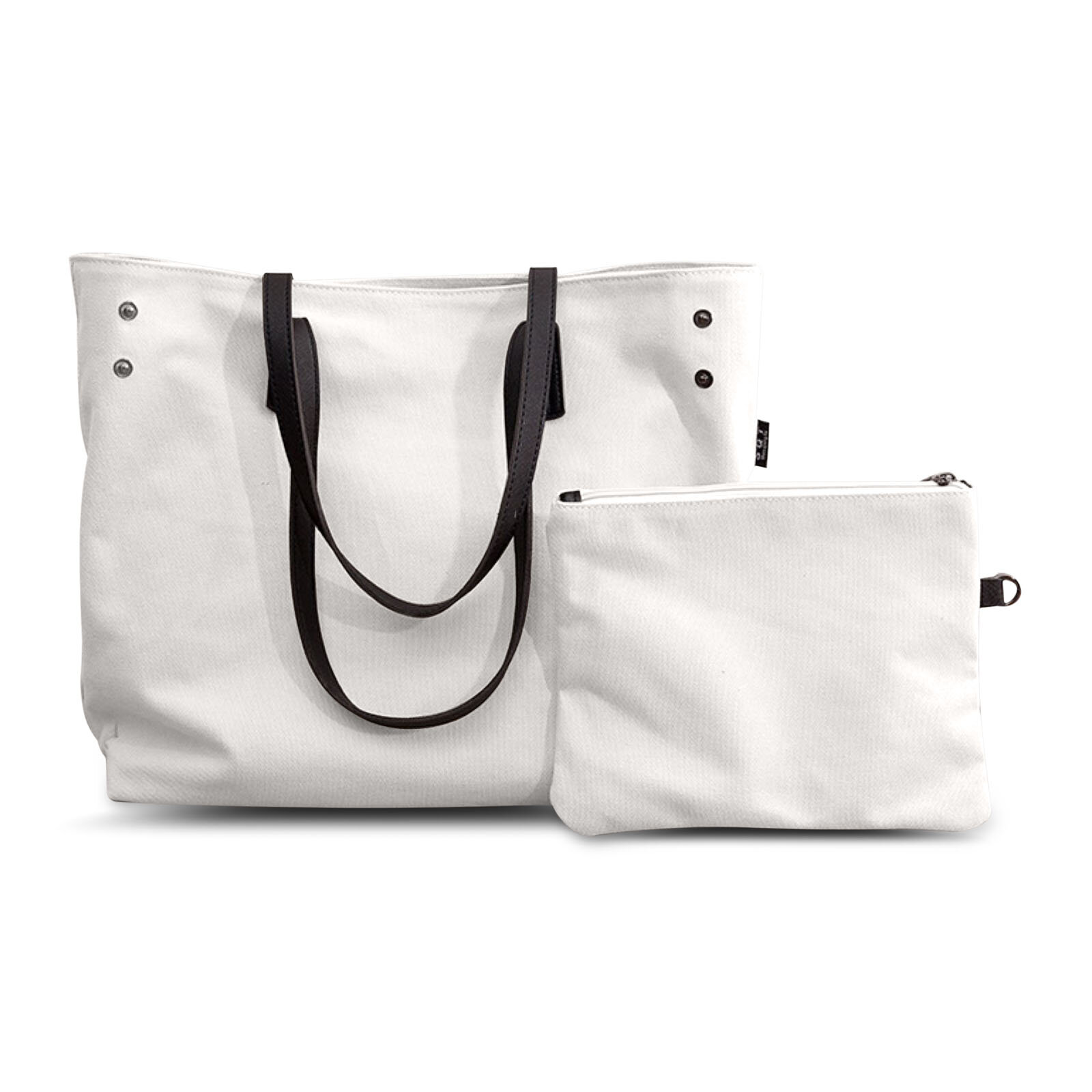 Women Canvas Casual Large Capacity Tote Bag Interior Zipper Handbag