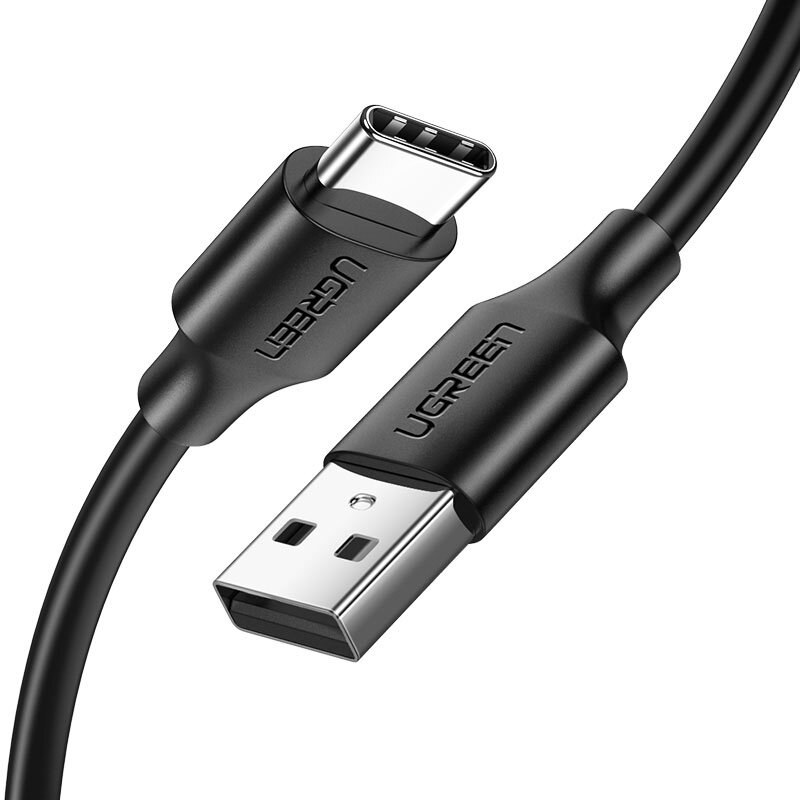 

УГРИН 3A USB-A–Тип-C Кабель QC 3.0 для быстрой зарядки и передачи данных, луженый Медь Core Line 1M/1,5 м/2 м, длинный д