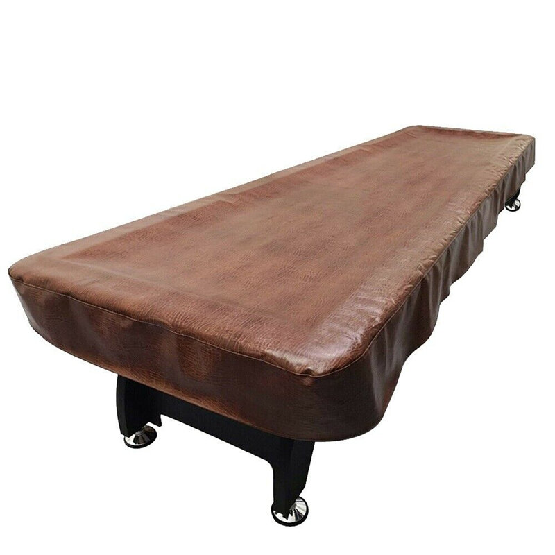 Capa de mesa de couro de 386x68x20cm à prova de poeira e água para proteção de móveis