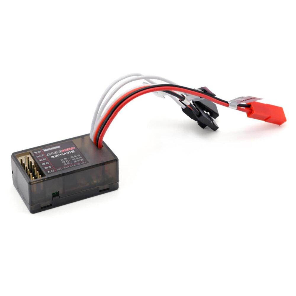 

DumboRC 10A Brushed ESC 2S 3S 12V Dual Way Speed Controller Brake LED Control for RC Vehicle Car Boat Tank Parts