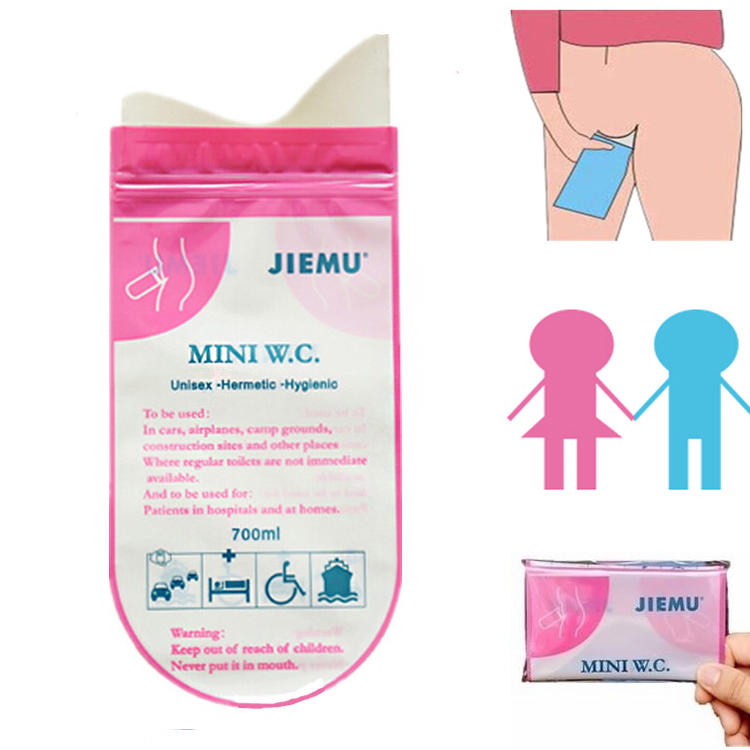 IPRee ™ 4pcs 700ml Draagbare Urine Bag Reizen Nood Mini Toilet WC Wegwerp Urinale Opslag Pack