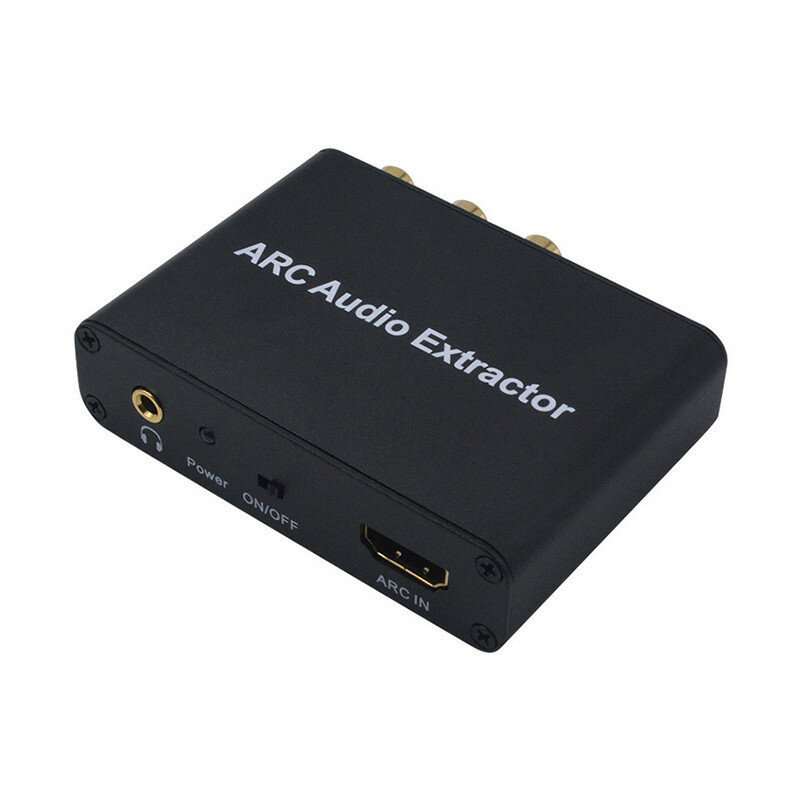 AY80 HDMI naar DAC ARC L/R Coaxiale SPDIF Audio Extractor Adapter Converter 3,5 mm Stereo Hoofdtelef