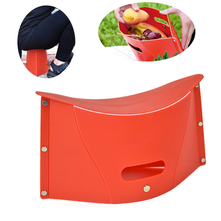 IPRee® ABS Tragbarer klappbarer Hocker mit Aufbewahrungstasche Ultraleichte Ausrüstung zum Wandern und Angeln im Freien