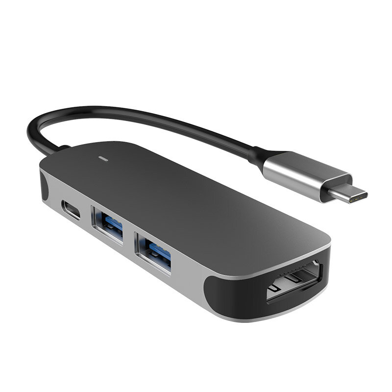 

Bakeey 4 в 1 Кабель-адаптер USB-C для HDMI с 2 USB3.0A и Type C Гнездовая док-станция-концентратор для планшетного телеф