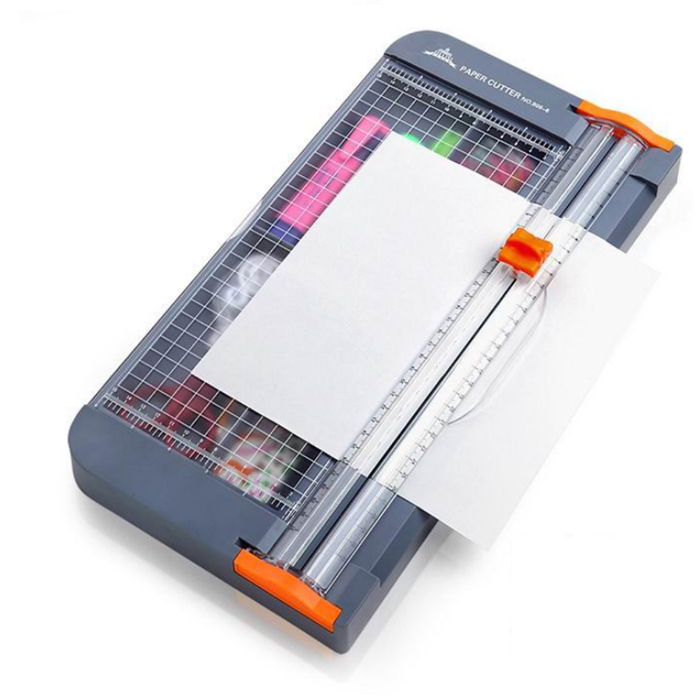 A4 Paper Cutter Multifunctional Storage Box Manual Paper Cutter for School Home Office Supplies