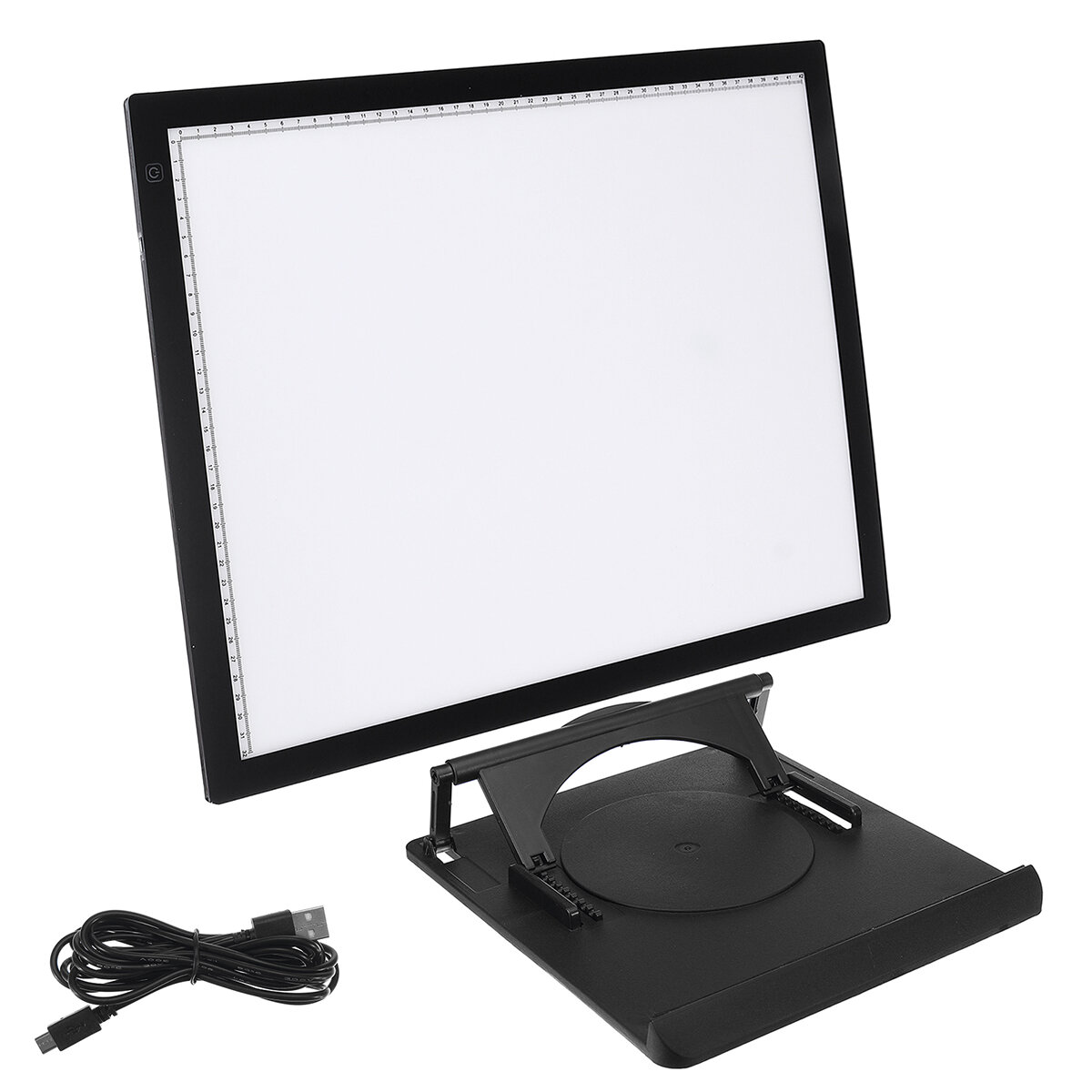 

A3 LED Drawing Board Pad Set Stepless Dimming Ultra Thin Stencil Drawing Copy Digital Light Pad for Art Designer with Ba