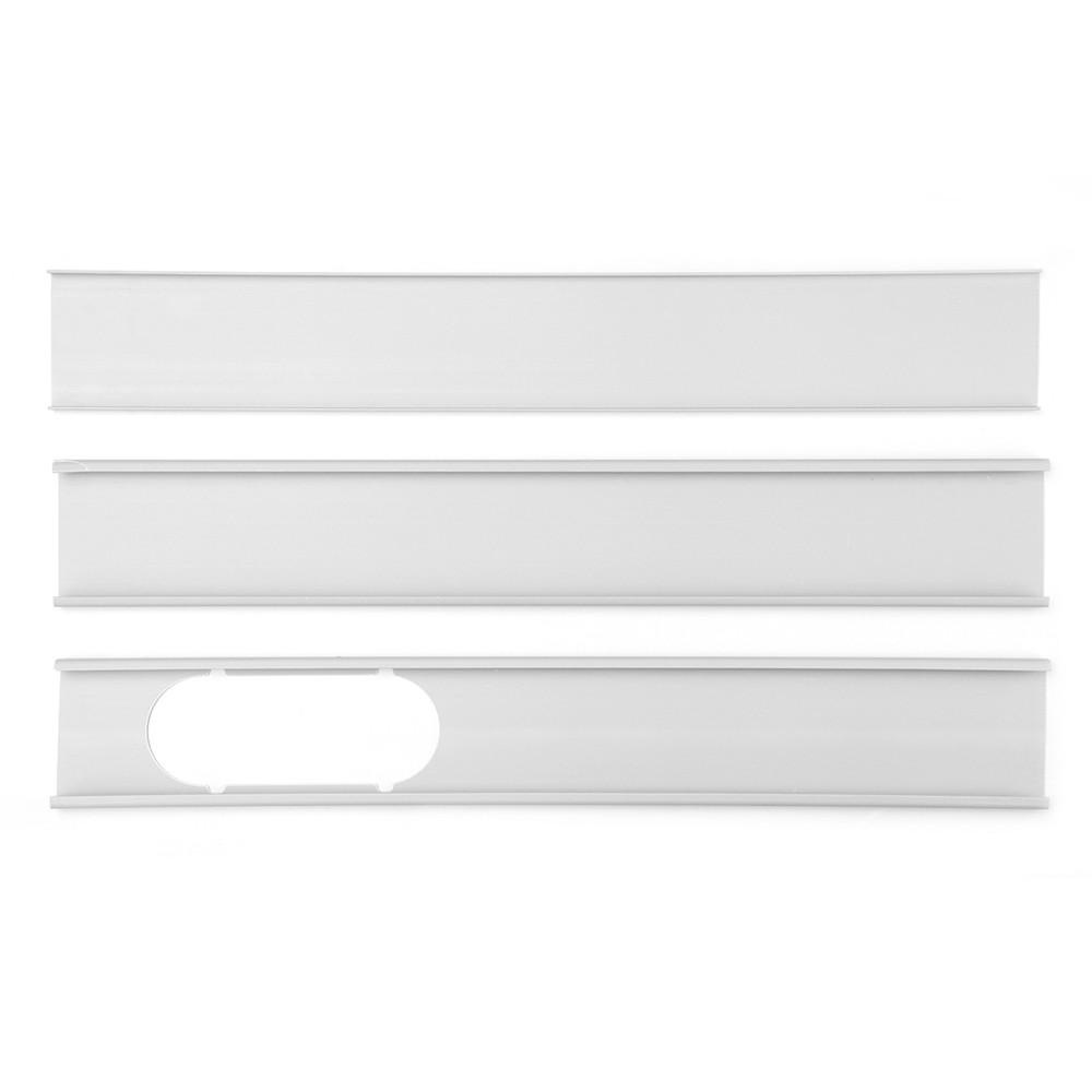 3pcs 1.9m Adjustable Window Slide Kit Plate Air Conditioner Wind Shield For Portable Air Conditioner