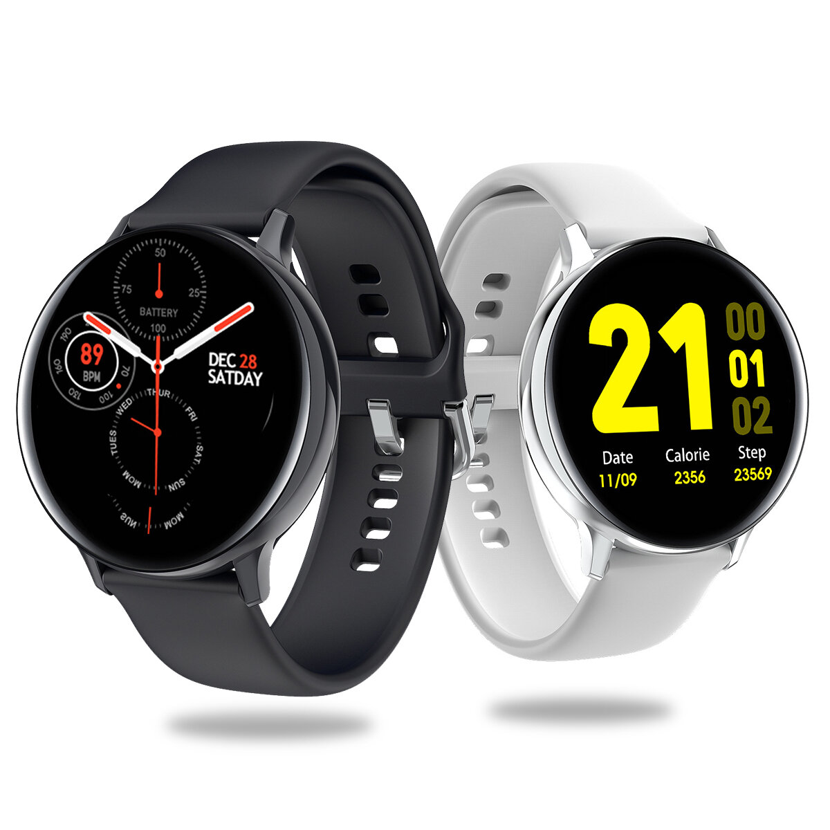

Bakeey S20S 1.4 inch Full-touch Screen 24h Heart Rate Blood Pressure Oxygen Monitor Music Control IP68 Waterproof Smart