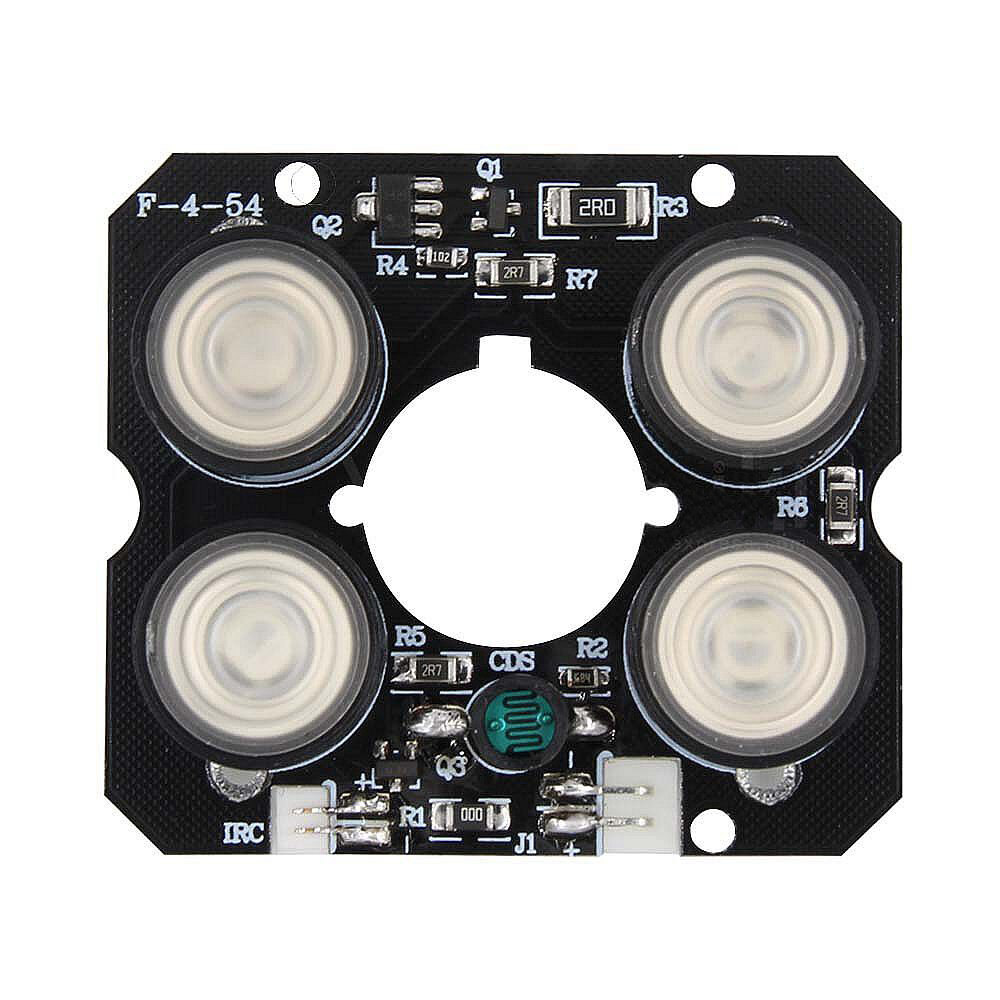 3 stks IR LED Board voor CCTV Camera 4 * Array IR LED Spot Infrarood Licht Boord Nachtzicht 850nm DC
