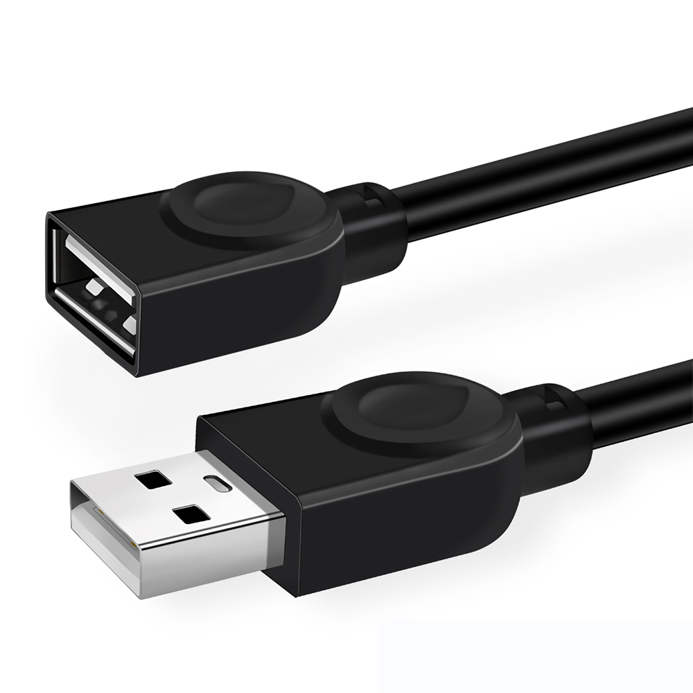 USB2.0-gegevensverlengkabel USB-man-vrouw-verbindingskabel 1m 1,5m 3m kabelconnector