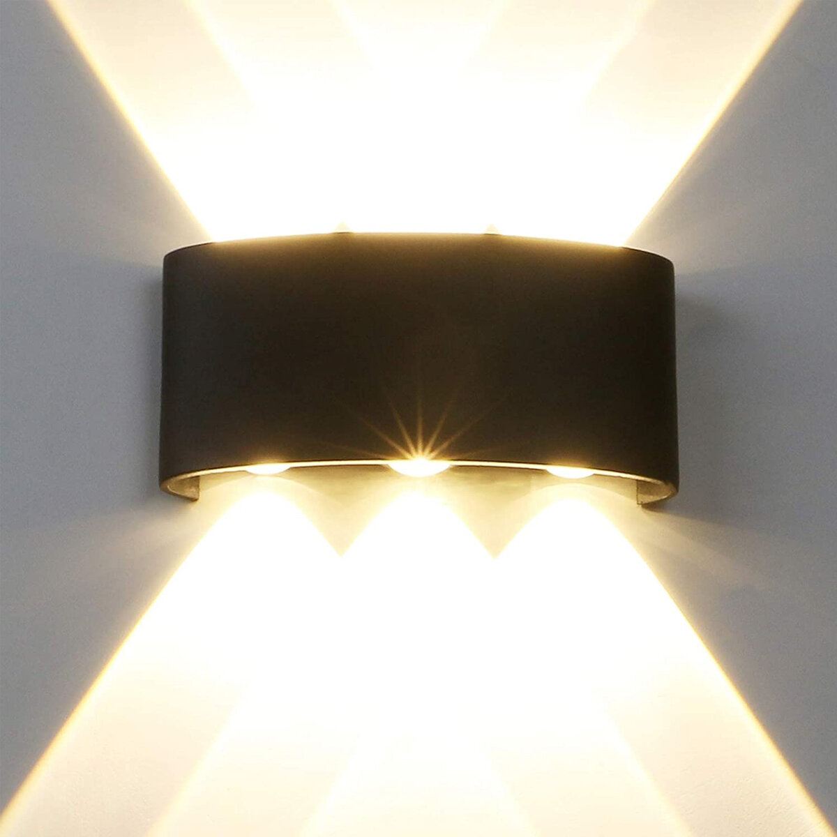 2-8W LED Wall Lights Modern Up Down Sconce Lighting Fixture Lamp Indoor Outdoor