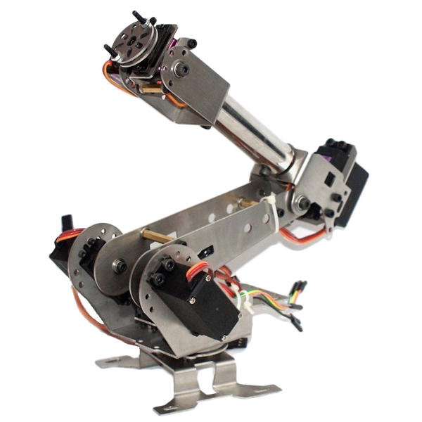 DIY 6DOF Metalen robotarm 6-as roterende mechanische robotarmset