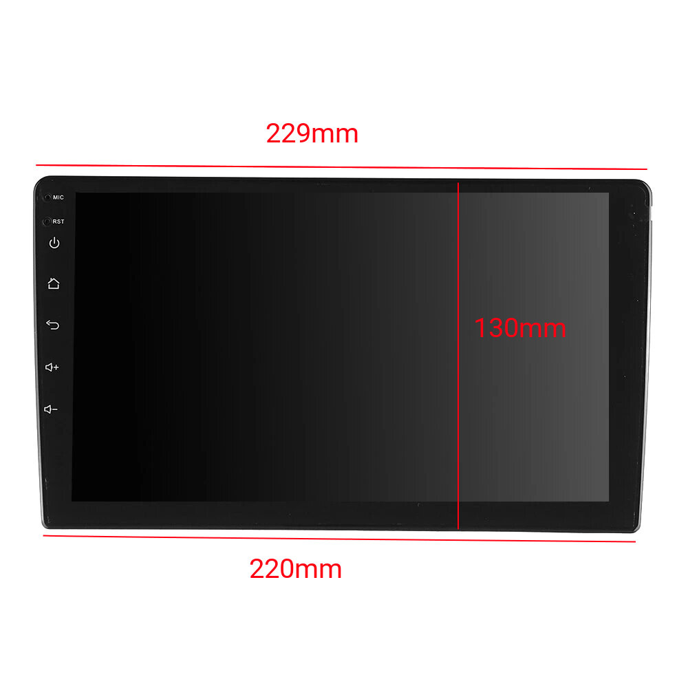 iMars 9 Inch 2DIN Android 8.1 Car Stereo Radio Quad Core 1+16G 2.5D IPS Touch Screen GPS WIFI FM bluetooth DVR
