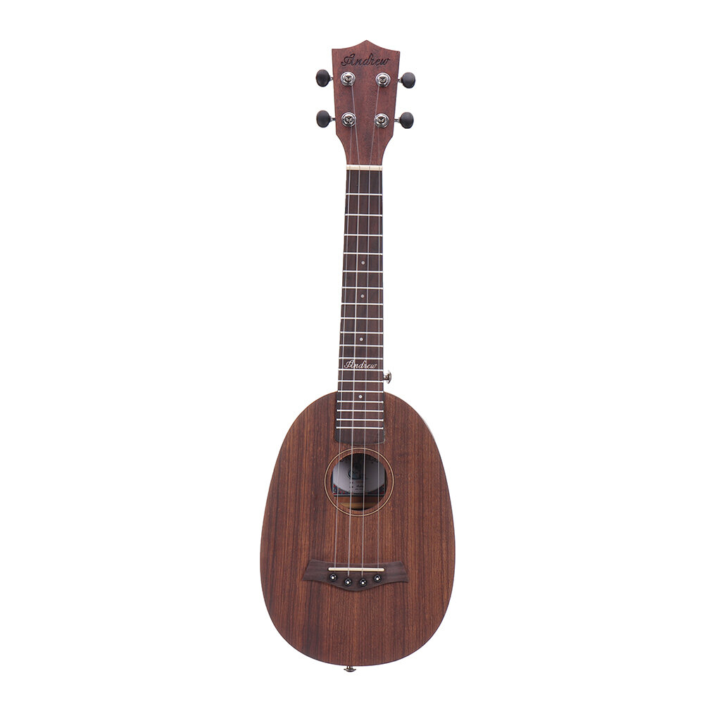 Andrew 23 inch alle Zebrano multiplex ukulele voor verjaardagsgiften voor gitaristen