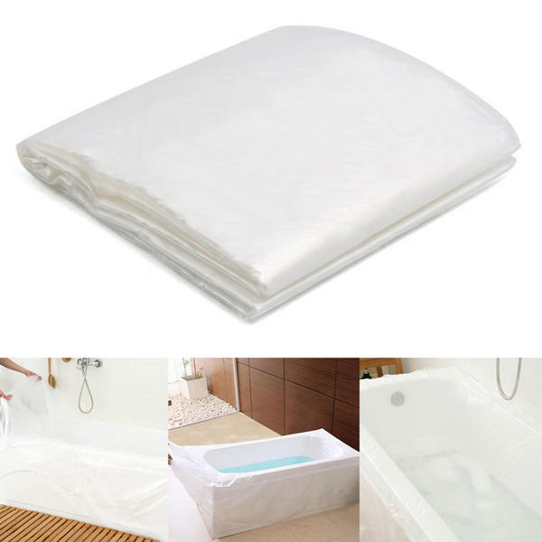 IPRee® 10Pcs Cubierta desechable para revestimiento de bañera Baño portátil para hotel Bolsa 