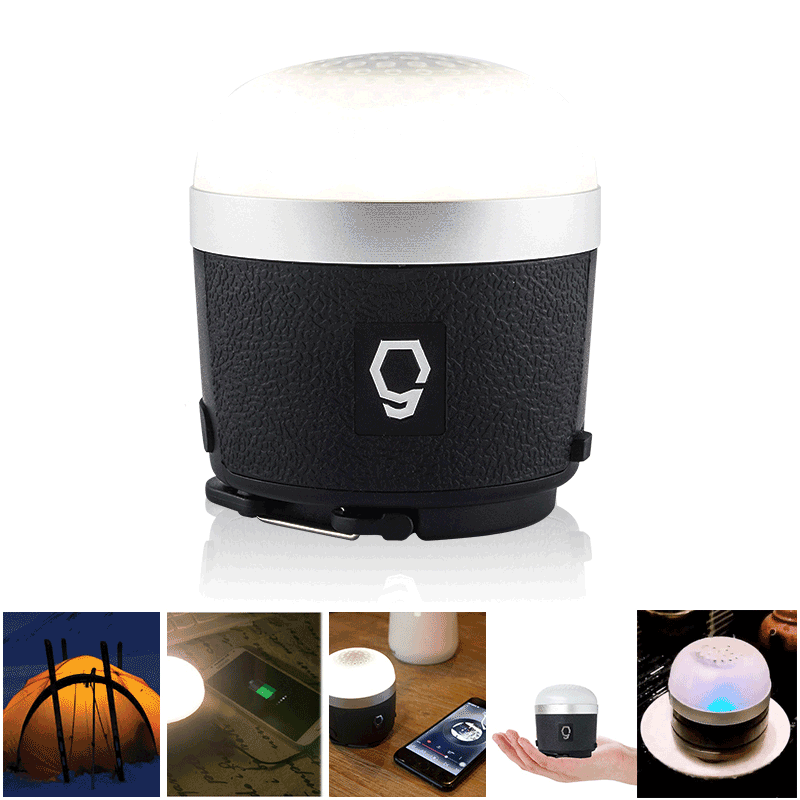 SUNREI CC Music S 3 Em 1 USB Campista lanterna impermeável barraca de emergência Bluetooth lâmpada de alto-falante