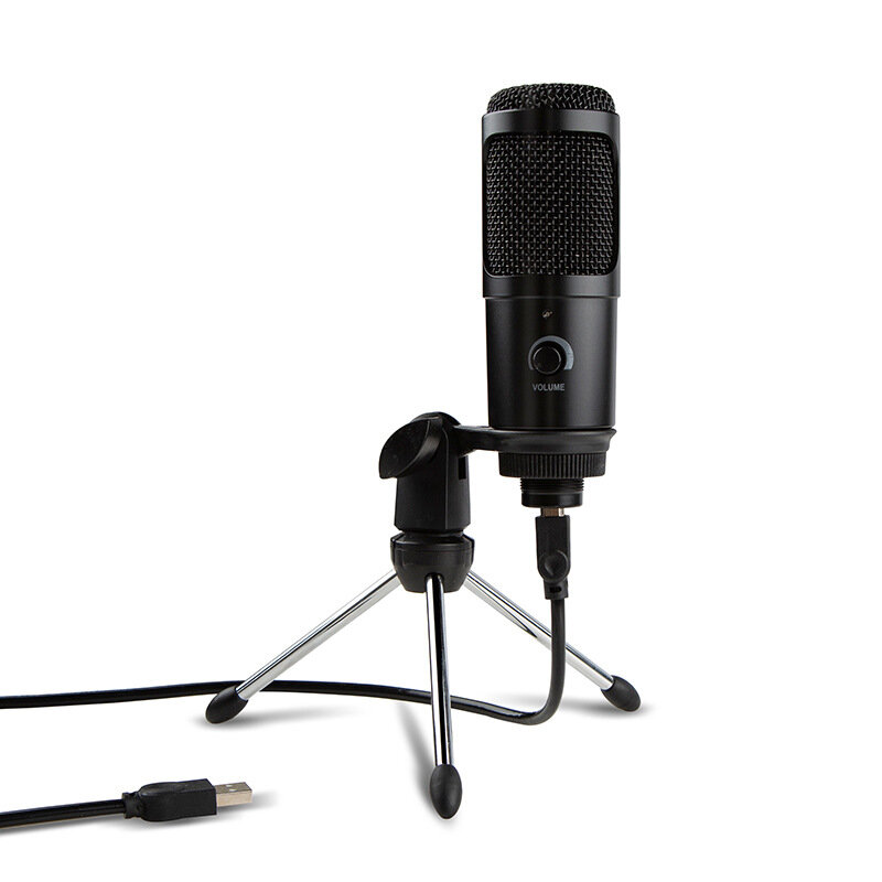 Bakeey Metal USB Condenser Recording Microphone Gaming For Laptop Windows Cardioid Studio Recording 