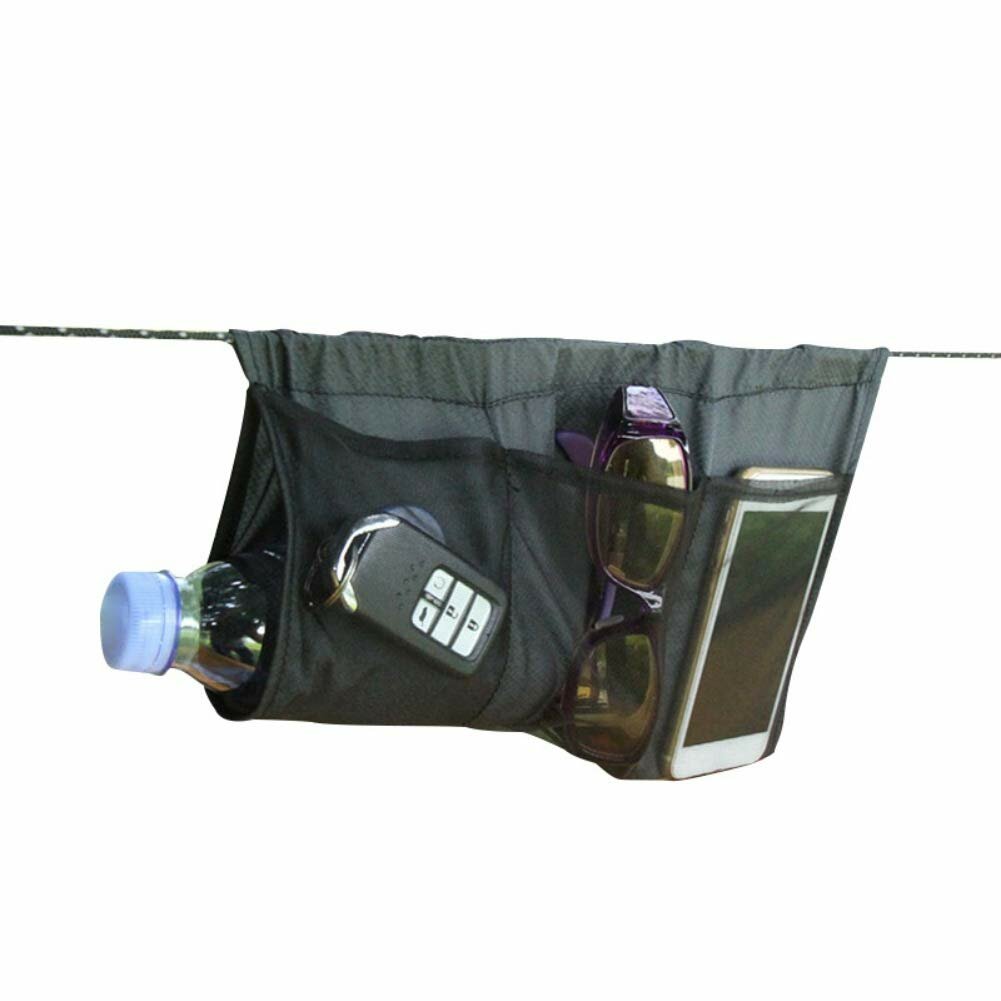 Letvægts foldbar opbevaringspose til hængekøje og campingkedel med ophængningskroge.