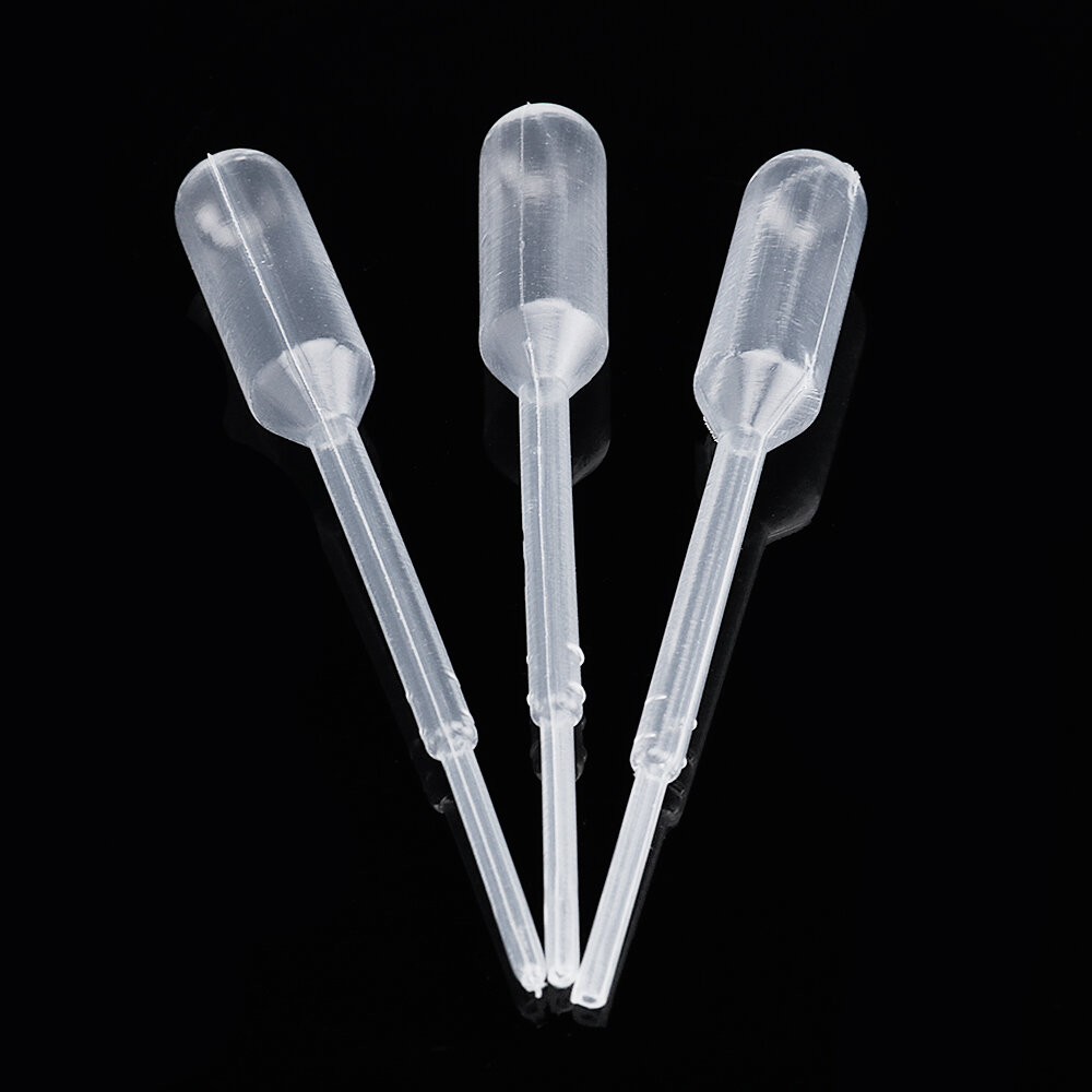 02mL1000Pcs05mL500Pcs Disposable Transfer Pipettes Plastic Graduated Pasteur Pipette Dropper Polyethylene