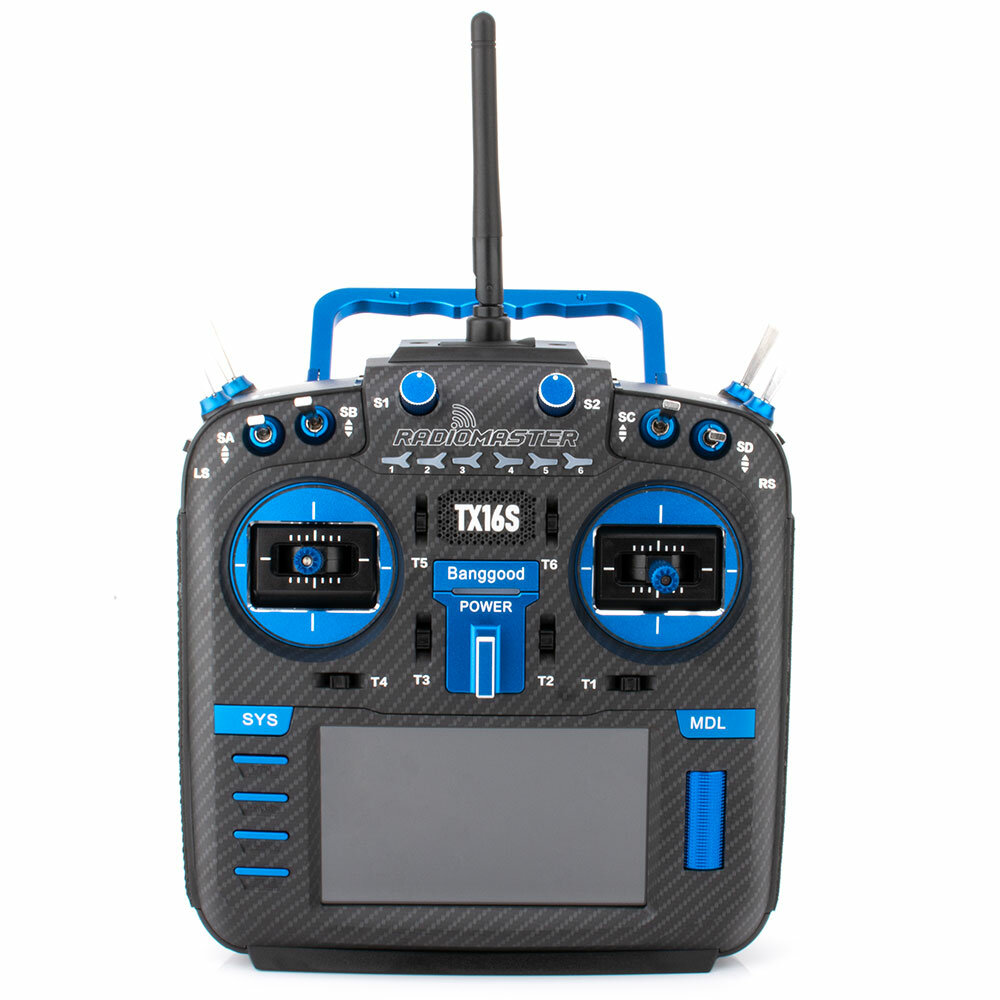 RadioMaster TX16S MAX Limited Edition 2.4G 16CH Hall Sensor Blue