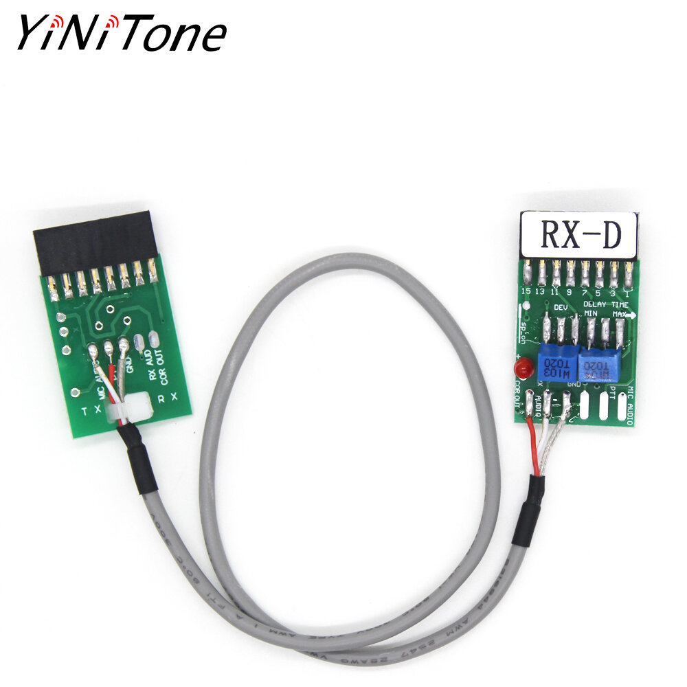 YIDATON Radio One-way Relay Station Repeater Connector Cable TX-RX Time Delay for Motorola GM300 GM3