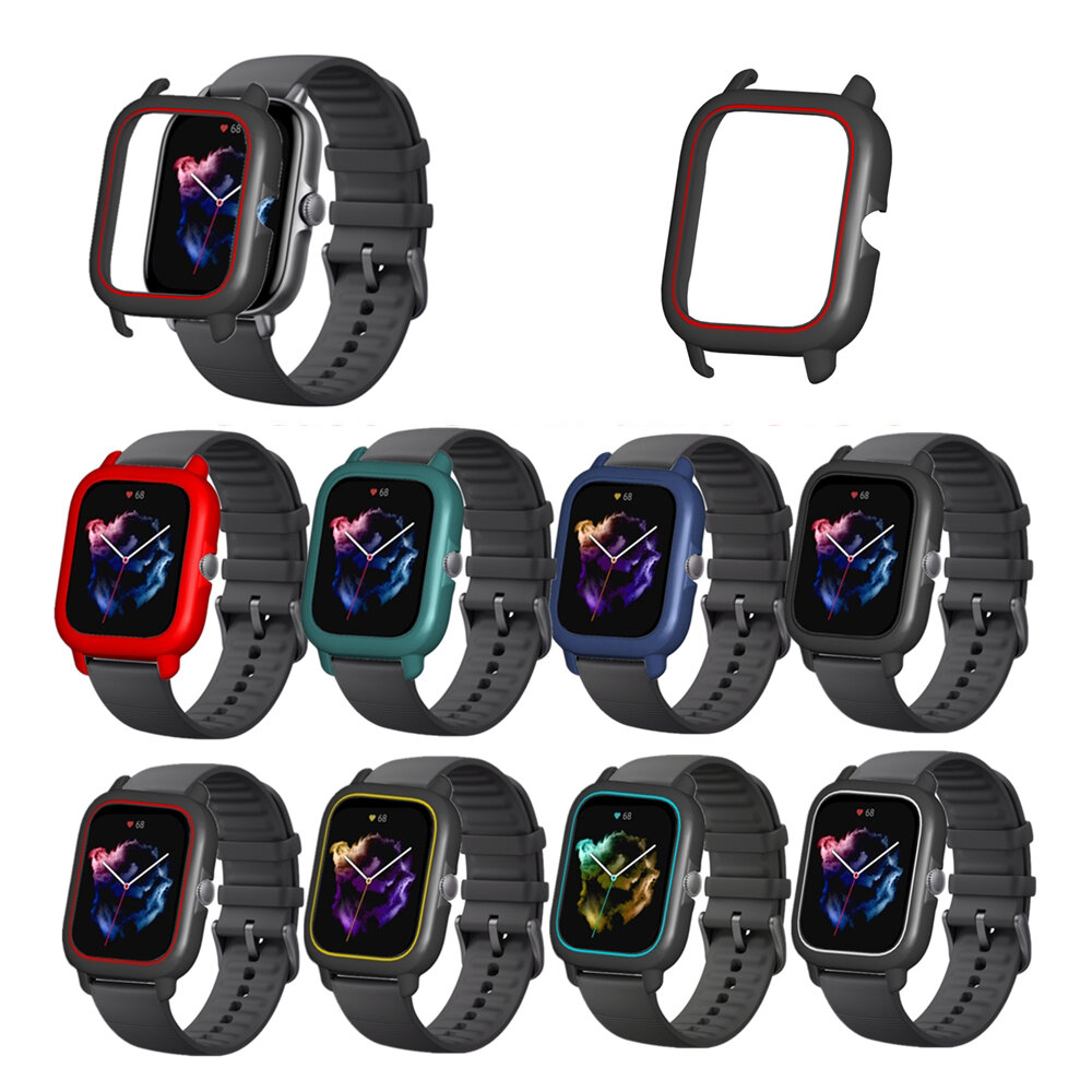 Bakeey Colorful Shockproof Anti-Scratch PC Watch Case Cover for Huami Amazfit GTS 3
