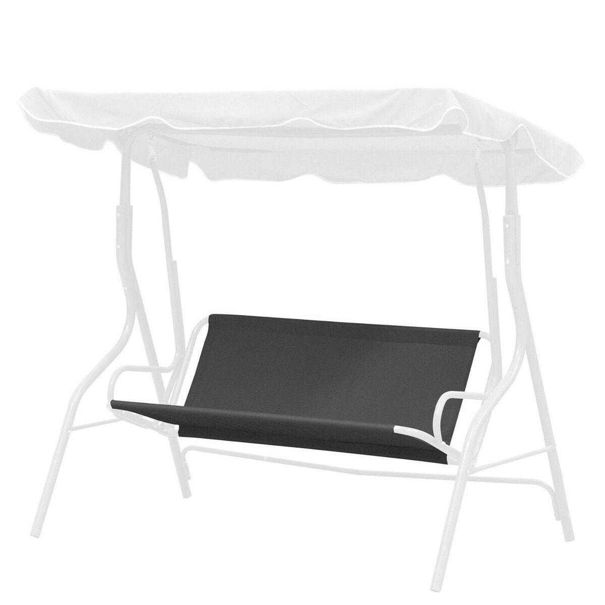Polyester 3 personen schommelstoelhoes Waterdicht UV-bestendig vervangend stoelkussen Patiotuin
