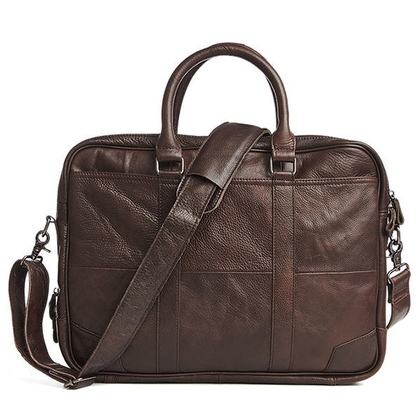

Genuine Leather Business Laptop Bag Briefcase Crossbody Bag