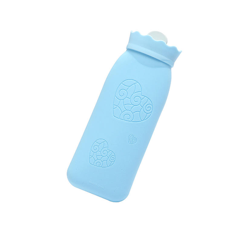 Silikon-Wärmflasche-Wasser-Einspritzungs-Wärmebeutel-Minihandwärmer mit stricken