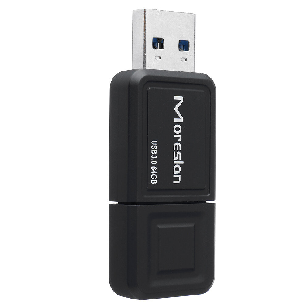 Moreslan Mini USB 3.0 64GB USB Flash Drive Memory U Disk Pendrive Plastic intrekbare draagbare thumb