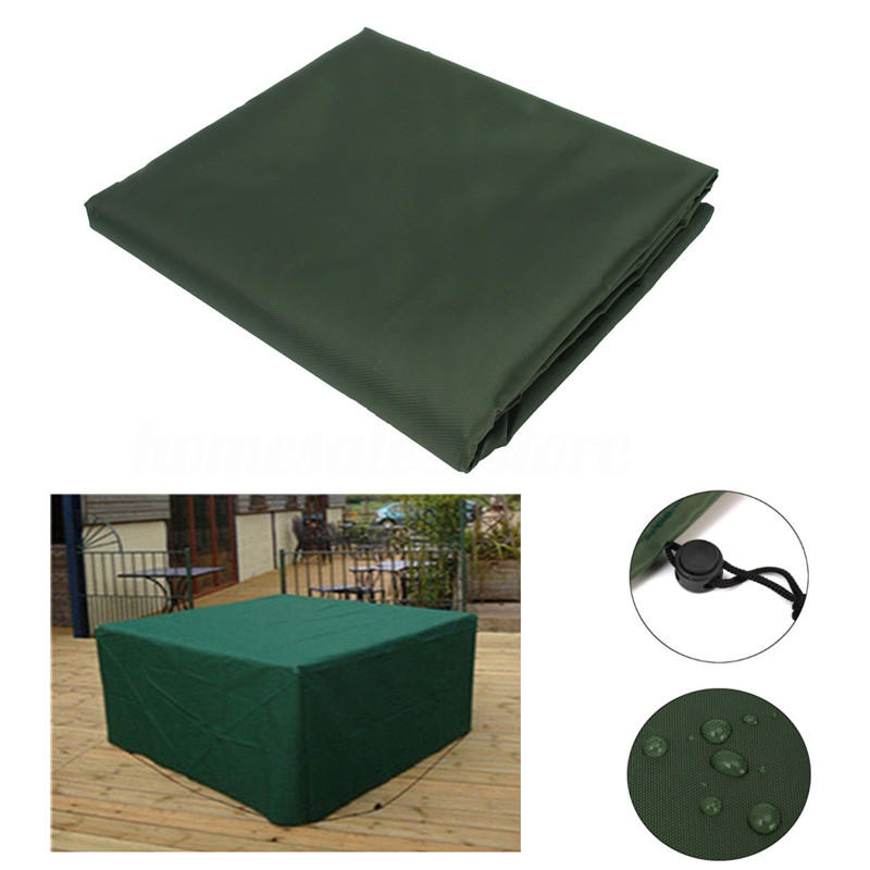 IPRee® 196x114x71cm à prova d'água poliéster 8 lugares capa para móveis mesa ao ar livre protetor de cadeira