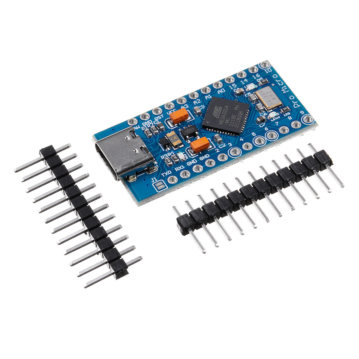 Geekcreit? Pro Micro Type-C 5V 16M Mini Leonardo Microcontroller Development Board Pin gesoldeerd
