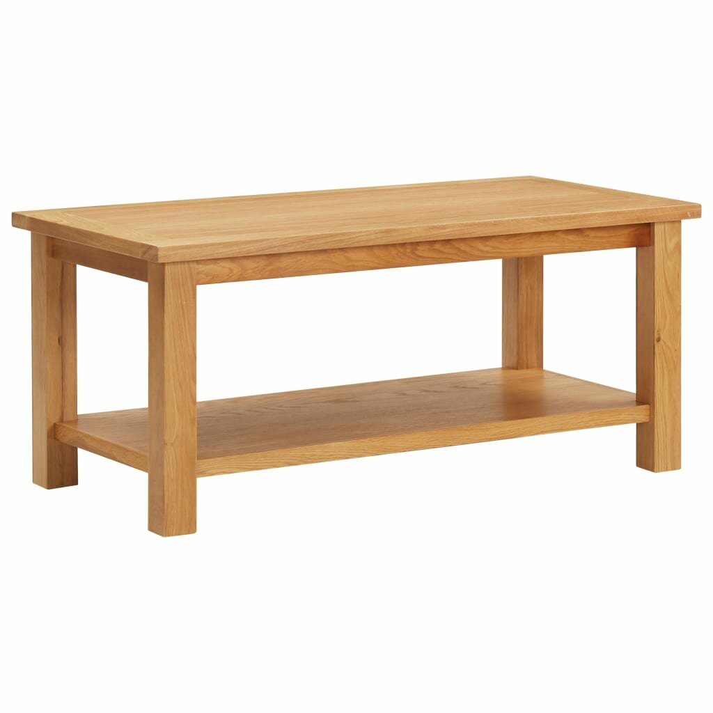 

Coffee Table 43.3"x21.7"x15.7" Solid Oak Wood