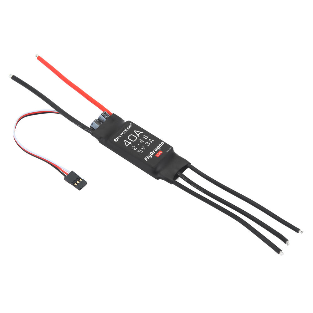 Flycolor FlyDragon Lite 40A 2-4S Brushless ESC With 5V 3A BEC for RC Airplane