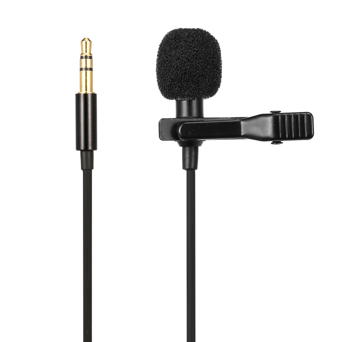 

Hizek Lavalier microphone Omnidirectional Lavalier Cardioid Microphone HiFi Sound Noise Reduction Mic for Live Broadcast