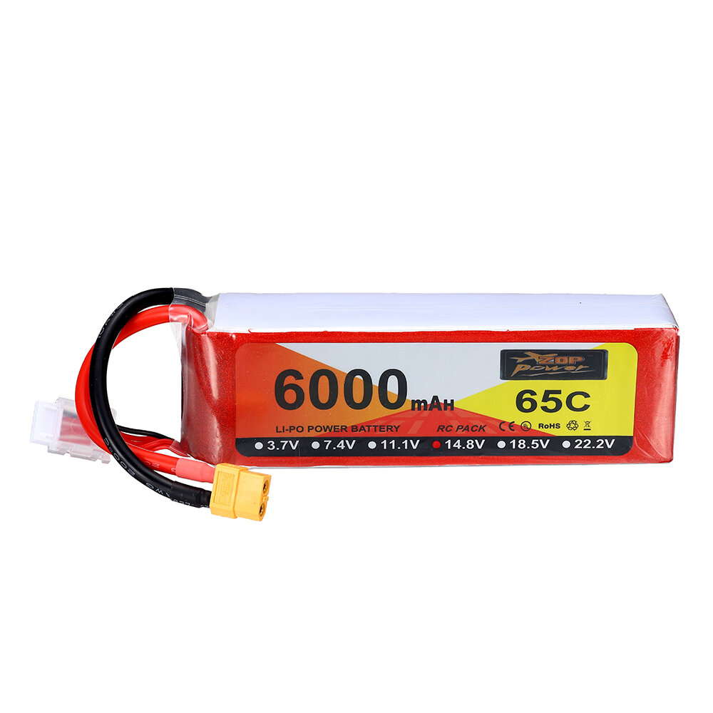 best price,zop,power,14.8v,6000mah,65c,4s,rc,battery,xt60,coupon,price,discount