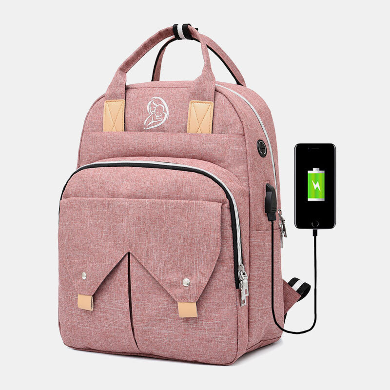 

Женщины большой емкости противоугонные Сумка рюкзак для путешествий с USB-портом для зарядки